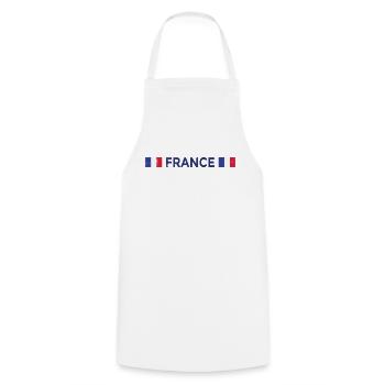 France Football Maillot de foot Drapeau Français - Tablier de cuisine - blanc - Devant - AI Model Male 185 dark (185cm)