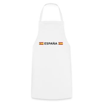 Espagne Football Jersey Drapeau espagnol - Tablier de cuisine - blanc - Devant - AI Model Male 185 dark (185cm)