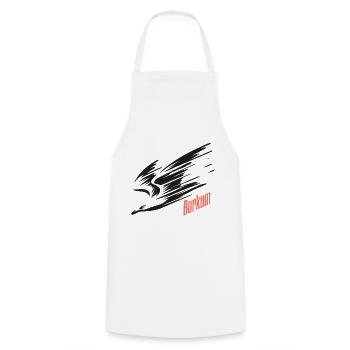 Borkum Sturzflug Tiefflieger Möwe Urlaub T-Shirt - Kochschürze - Weiß - Vorne - AI Model Male 185 dark (185cm)