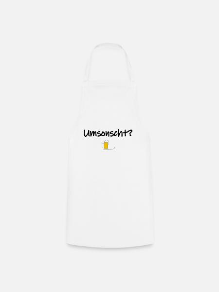 Umsonscht? - Kochschürze - Weiß
