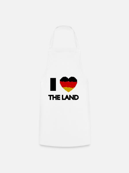 Ich liebe Deutschland - Kochschürze - Weiß