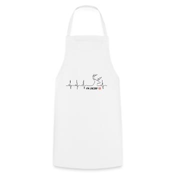 Via Jacobi | ViaJacobi - Tablier de cuisine - blanc - Devant - AI Model Male 185 dark (185cm)