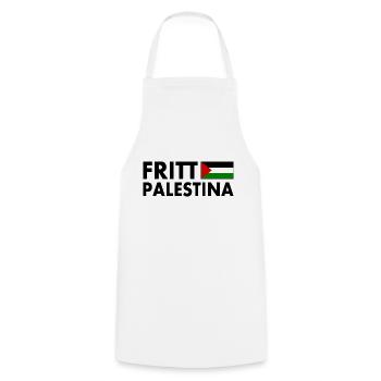 Fritt palestina - Kochschürze - Weiß - Vorne - AI Model Male 185 dark (185cm)