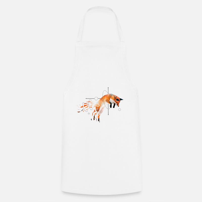 Fox - Cooking Apron - white