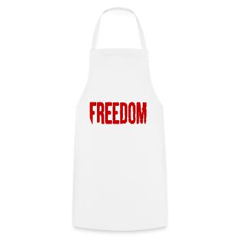 freedom - Tablier de cuisine - blanc - Devant - AI Model Male 185 dark (185cm)