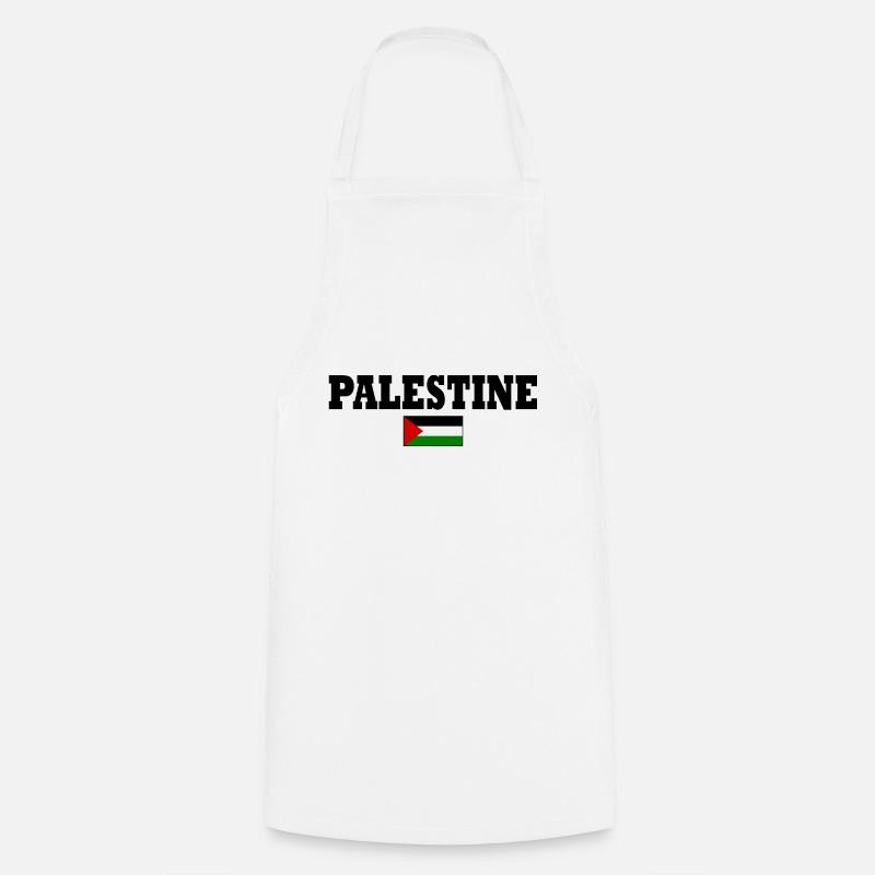palestina - Cooking Apron - white