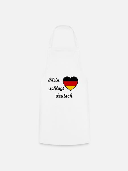 Ich liebe meine Heimat - Kochschürze - Weiß