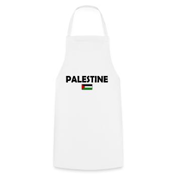 Free Palestine - Tablier de cuisine - blanc - Devant - AI Model Male 185 dark (185cm)