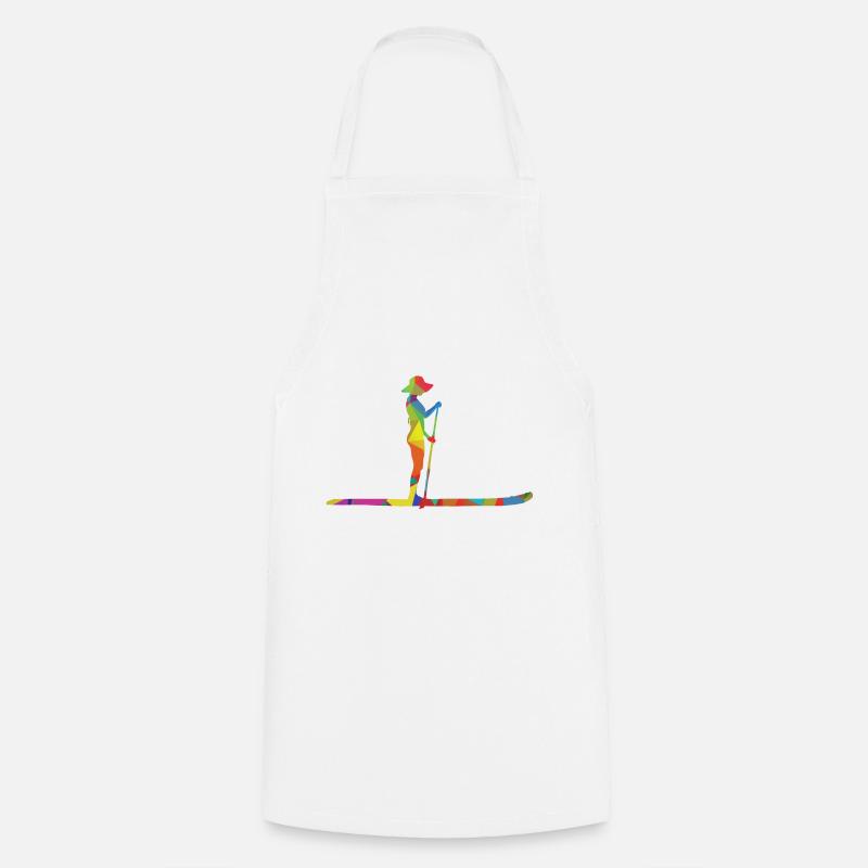 Planche de SUP Stand Up Paddle - Tablier de cuisine - blanc