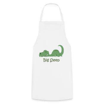 Cadeau de dinosaure Rex Tyrannosaurus Rex T-Rex - Tablier de cuisine - blanc - Devant - AI Model Male 185 dark (185cm)