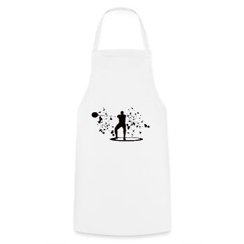 Hammer Thrower Colorsplash Hammer Throw - Cooking Apron - white - Front - AI Model Male 185 dark (185cm)