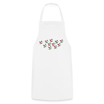 palestina - Cooking Apron - white - Front - AI Model Male 185 dark (185cm)