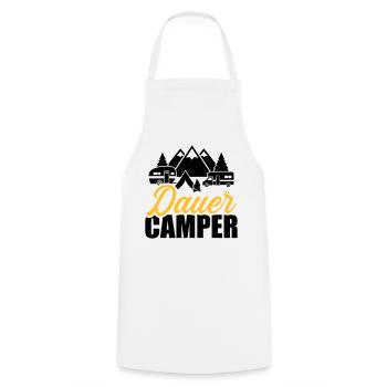 Camping - Kochschürze - Weiß - Vorne - AI Model Male 185 dark (185cm)