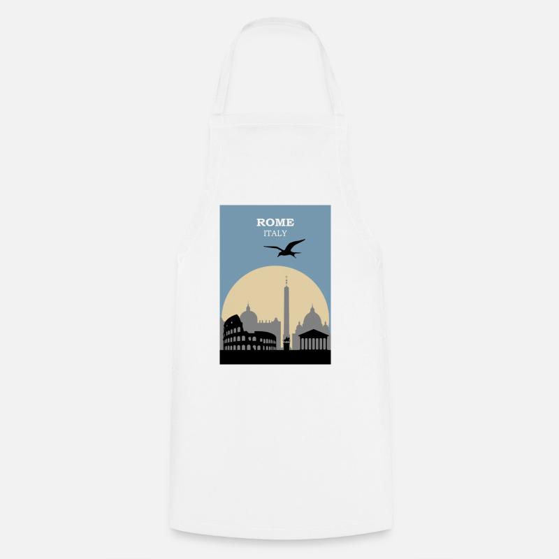 ROME - Tablier de cuisine - blanc