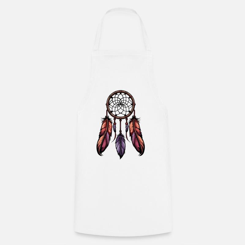 Attrape-rêves - Tablier de cuisine - blanc