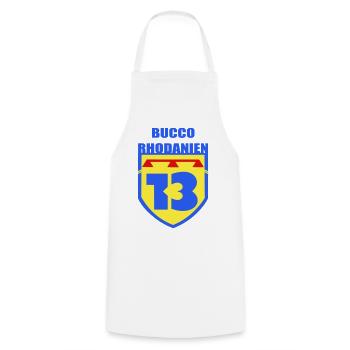Bucco Rhôdanien - Kochschürze - Weiß - Vorne - AI Model Male 185 dark (185cm)