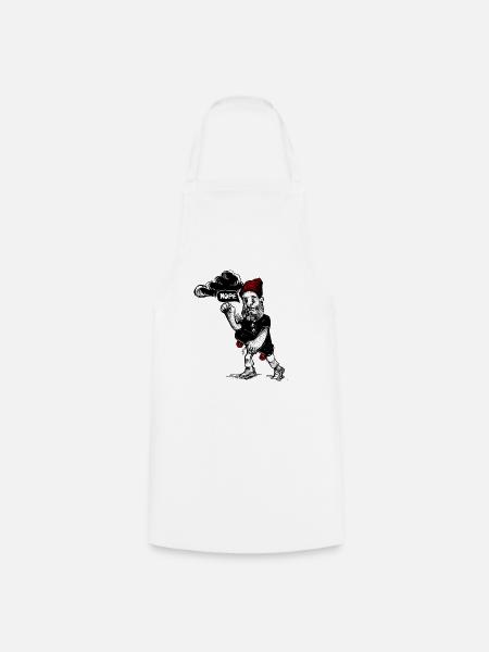 Skater - Kochschürze - Weiß