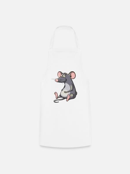 Süsse Maus - Kochschürze - Weiß