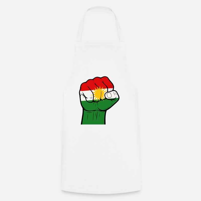 Faust Kurdistan - Cooking Apron - white