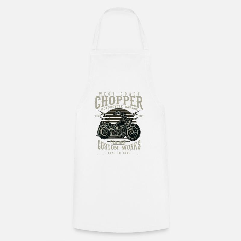 chopper - Cooking Apron - white