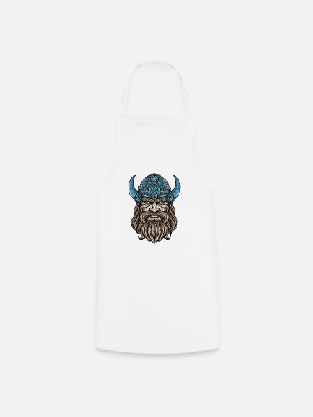 Wikinger Krieger Valhalla Odin - Kochschürze - Weiß
