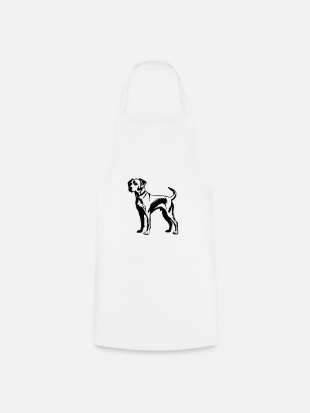 Jack Russell Terrier Hund - Kochschürze - Weiß