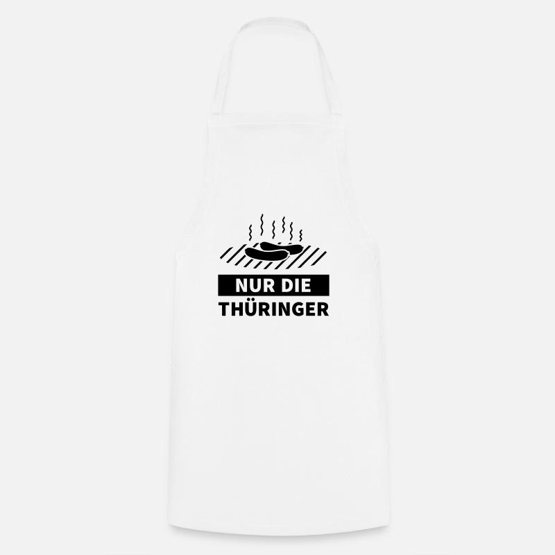 Thüringer Bratwurst - Kochschürze - Weiß