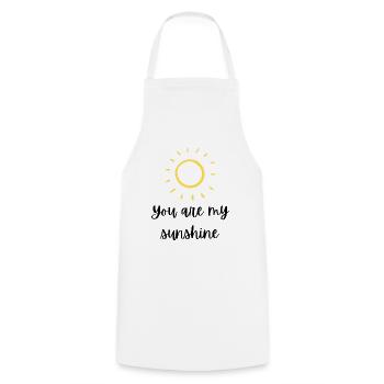 You Are My Sunshine - Kochschürze - Weiß - Vorne - AI Model Male 185 dark (185cm)