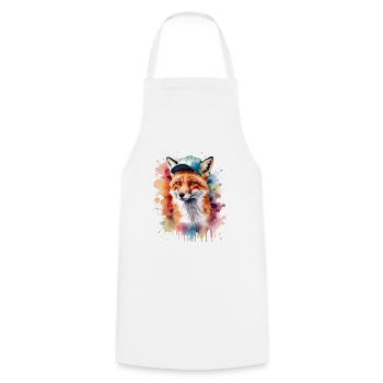 Casquette Fox Snapback Cool Animal Design Print - Tablier de cuisine - blanc - Devant - AI Model Male 185 dark (185cm)