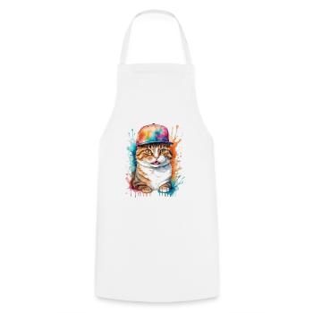 Casquette Snapback Coloré Imprimé Motif D’animal Drôle - Tablier de cuisine - blanc - Devant - AI Model Male 185 dark (185cm)