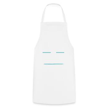 Vegan Crew - Cooking Apron - white - Front - AI Model Male 185 dark (185cm)