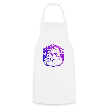 Taucher Tauchen Plongée Plongeur Plongée Libre - Tablier de cuisine - blanc - Devant - AI Model Male 185 dark (185cm)