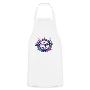 Lloret De Mar 2024 Colorful - Cooking Apron - white - Front - AI Model Male 185 dark (185cm)