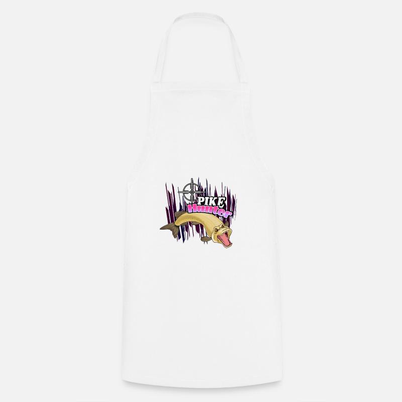 Brochet - Tablier de cuisine - blanc