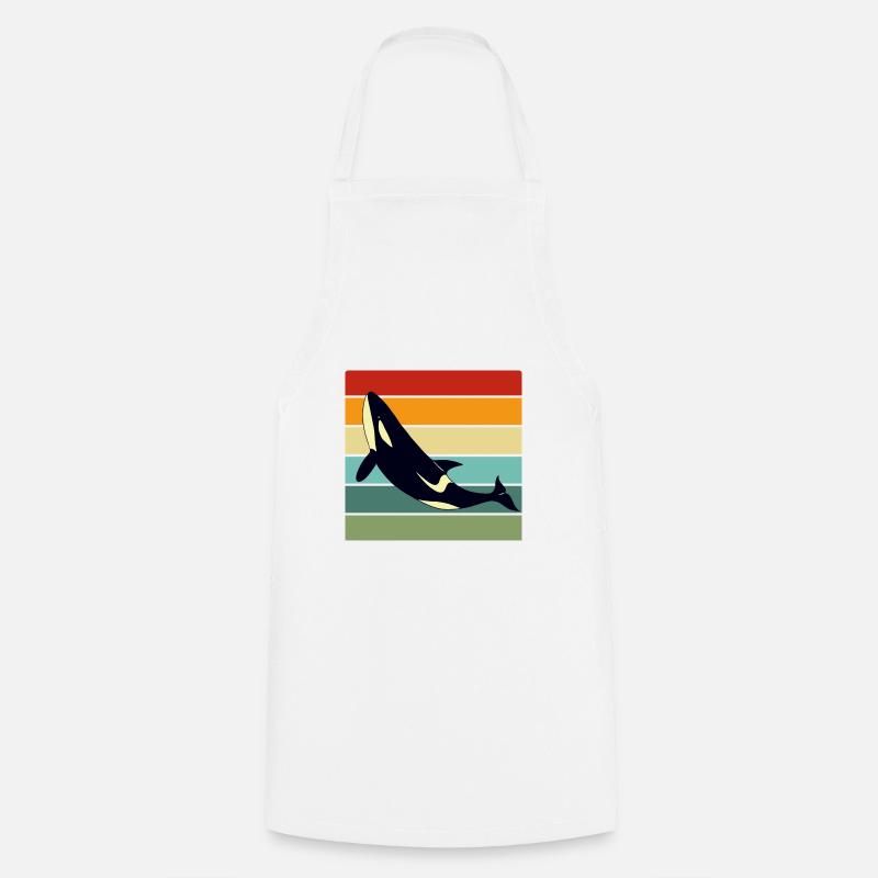 Orca - Kochschürze - Weiß