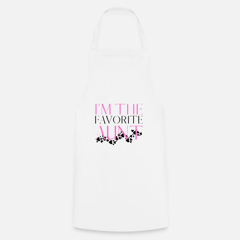 aunt - Cooking Apron - white