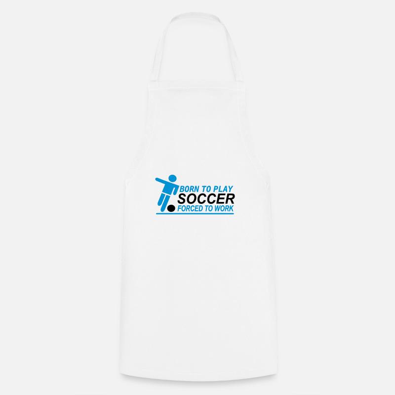 Soccer - Cooking Apron - white