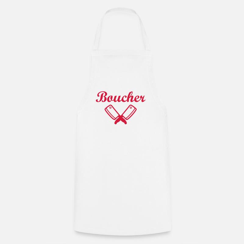 Boucher - Tablier de cuisine - blanc