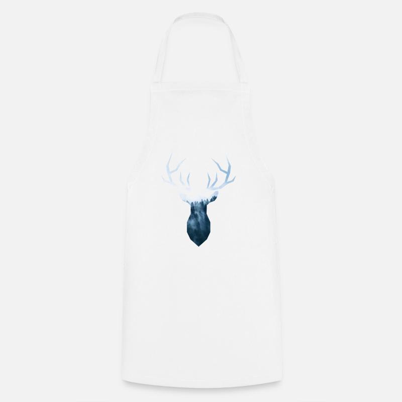 brouillard Hirsch - Tablier de cuisine - blanc