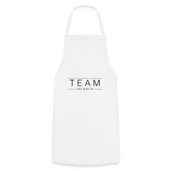 Team Members - Cooking Apron - white - Front - AI Model Male 185 dark (185cm)