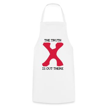 the Truth is out there - Tablier de cuisine - blanc - Devant - AI Model Male 185 dark (185cm)