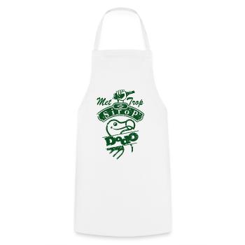 MET TROP SIROP DODO - Tablier de cuisine - blanc - Devant - AI Model Male 185 dark (185cm)