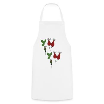 Rosehip Style - Cooking Apron - white - Front - AI Model Male 185 dark (185cm)