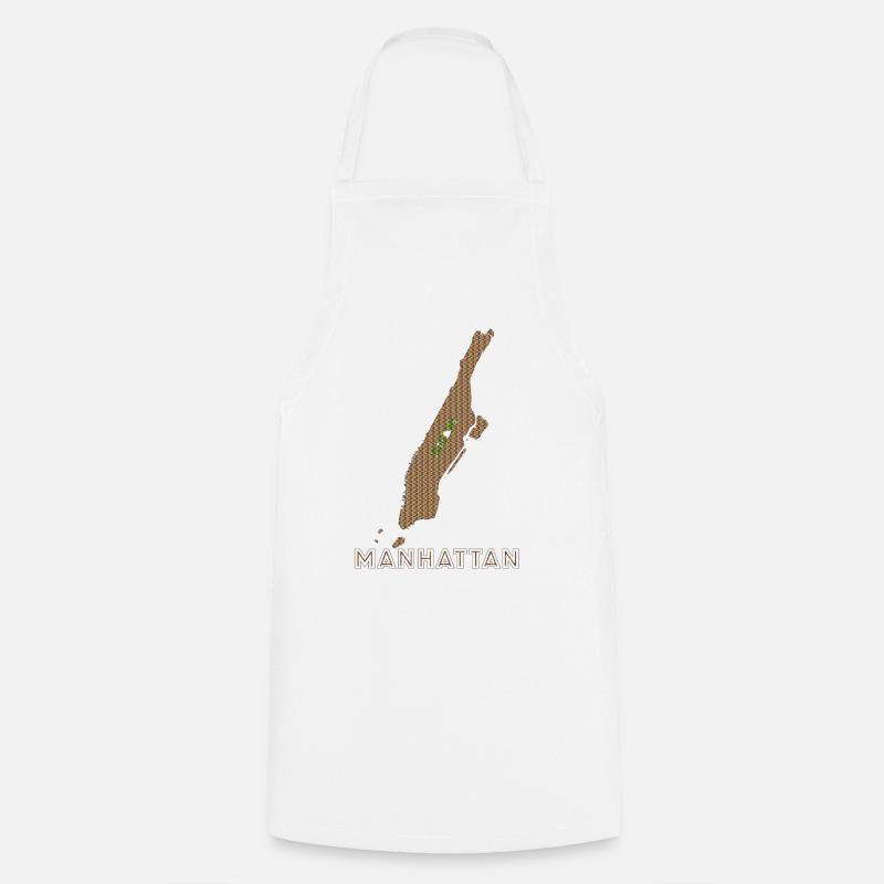 NYC Manhattan Pride - Cooking Apron - white