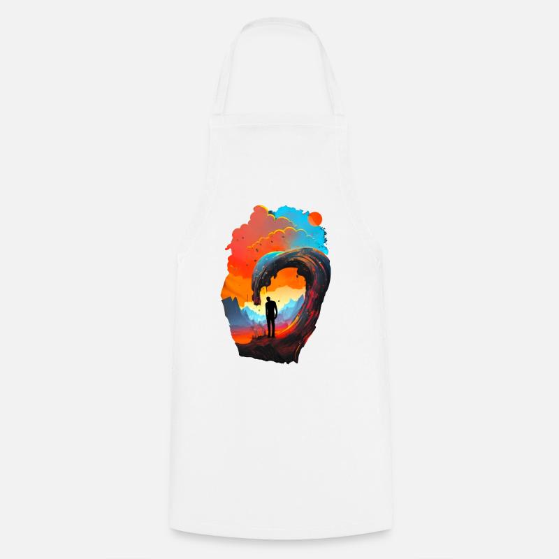 wave 01 - Tablier de cuisine - blanc