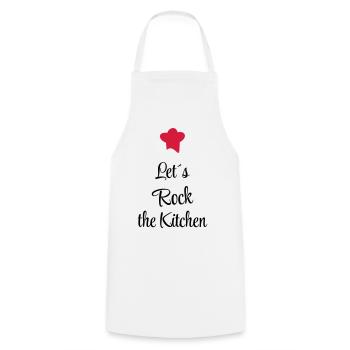 Vibrons la cuisine - Tablier de cuisine - blanc - Devant - AI Model Male 185 dark (185cm)