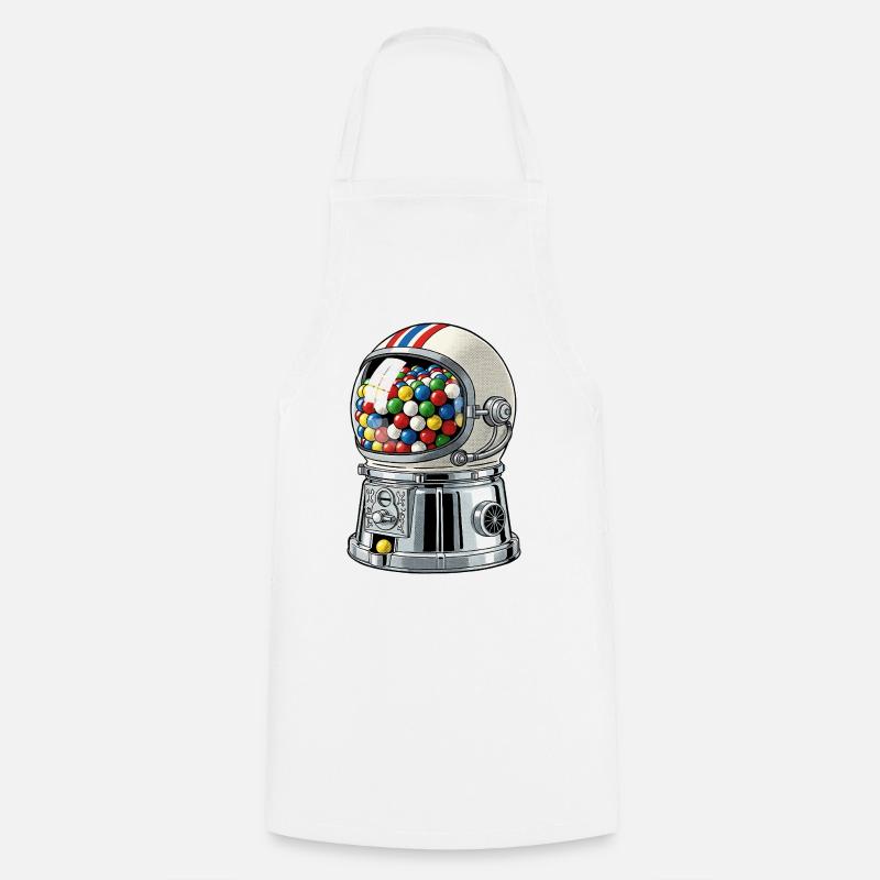 BubbleNaut - Kochschürze - Weiß