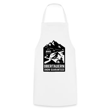 Obertauern Ski Resort - Kochschürze - Weiß - Vorne - AI Model Male 185 dark (185cm)