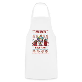 Équipe de Cuisson en pain d’épices Cuisson Unicorn Cuisson de Noël - Tablier de cuisine - blanc - Devant - AI Model Male 185 dark (185cm)