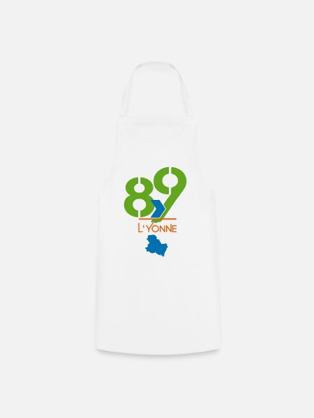 Logo 89 L'Yonne - Kochschürze - Weiß